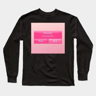 pink baddie Long Sleeve T-Shirt